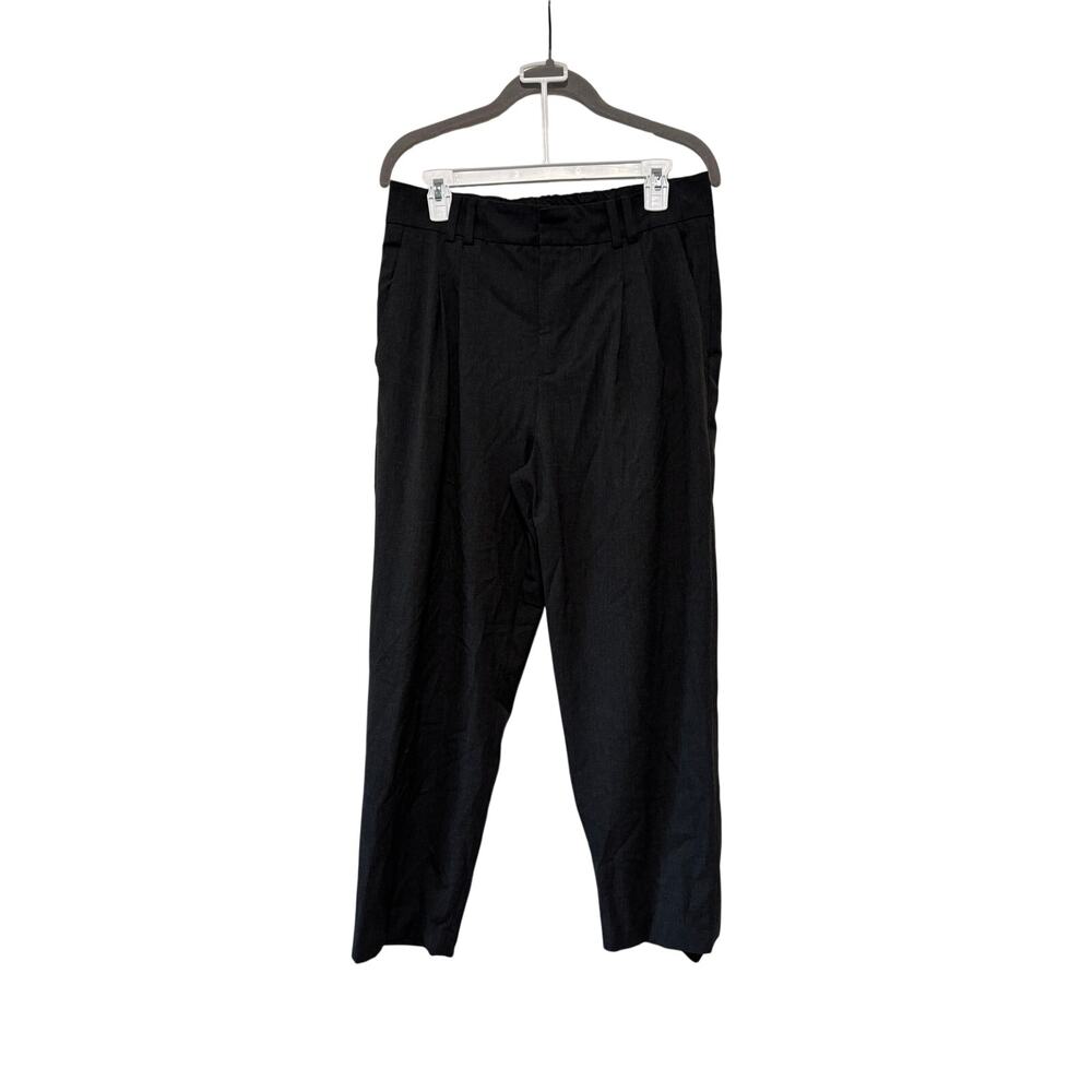 Zara Black Cropped Dress Pants Size 8 - Picture 2 of 8